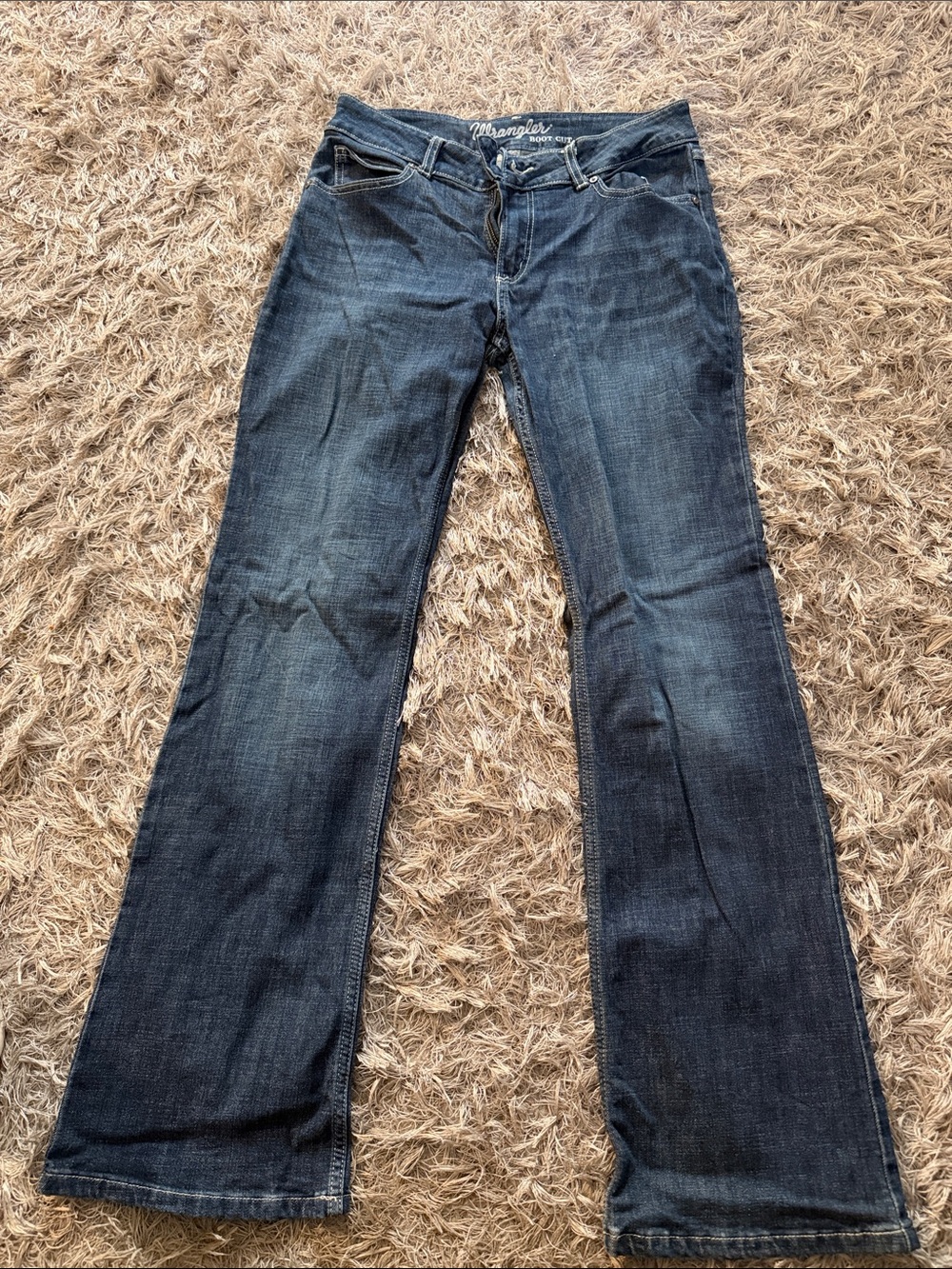 Wrangler Women’s Dark Blue Flare Jeans